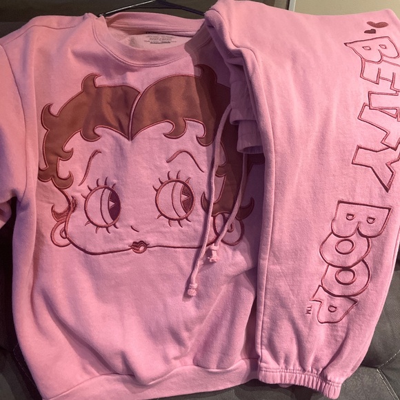 Betty Boop Pants - Betty Boop Jogger Set Woman